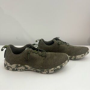 Woolloomooloo Fraser Merino Wool Sneakers Green Camo EU 38 Women 7.5/8
